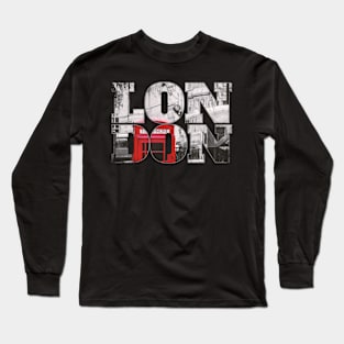 London England Phototography Illustration Long Sleeve T-Shirt